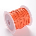 1,0 mm oranje gewaxte polyester draad op spoel voor DIY sieraden maken en weven - 1.0mm / 104# 10m