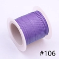 1,0 mm paars gewaxt polyester koord op witte spoel voor DIY sieraden, kleur #106 - 1.0mm / 106# 10m