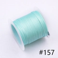 1.0mm mint green waxed polyester cord for DIY jewelry making, roll #157, 10 meters long - 1.0mm / 157# 10m