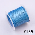 1.0mm sky blue waxed polyester cord on spool for DIY jewelry making color #139 - 1.0mm / 139# 10m