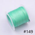1.0mm mint green waxed polyester cord on white spool for DIY jewelry, color #149 - 1.0mm / 149# 10m