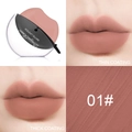 Rossetto opaco a forma di bocca tonalità 01 rosa nude per un trucco vellutato a lunga durata - 01# Pasta di Fagioli