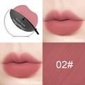 Rossetto opaco lazy 02 Pasta di Fagioli Rosa con effetti di strato sottile e spesso - 02# Pasta di Fagioli Rosa