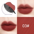 Rossetto opaco lazy tonalità 03 con effetto di applicazione sottile e spessa - 03# Rosso Puro