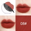Matte lipstick 08# in brick red with thin and thick coating effects for smooth lips - 08# Brick Red