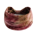 Wide elastic yoga headband with vintage pink and brown tie-dye print patterns - Printed Wide Headband #46 / Factory Direct Sales [customizable Designs Available] [bulk Discounts]