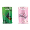 Witch and Princess themed plastic gift bags with die-cut handles for party favors - Witch Theme Gift Bags (10 Pcs)