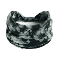 Elastic wide headband featuring black and white tie-dye pattern for yoga and sports - Printed Wide Headband #72