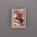 3D resin fridge magnet featuring Napoleon Crossing the Alps with a relief frame - Frame - Napoleon