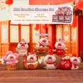 Siamese cat dessert house blind box figure with traditional Chinese lucky elements - A137 Sudden Wealth Emotion Siamese Cat (6 Items) / Full Set