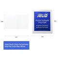 5x5cm Alcohol prep pad with 3x3cm non-woven fabric core and blue-white individual packaging - Alcohol Prep Pad (1 Piece)