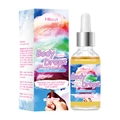 Hllozzi Cotton Candy Body Drops 30ml moisturizing oil with colorful packaging box - Marshmallow / Enamel Filling