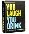 You Laugh You Drink party game card box with matte black texture and vibrant text labels - Social Party Challenge
