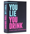 You Lie You Drink party card game box in black with vibrant pink and blue typography - Gathering Interaction Game