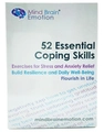 Mind Brain Emotion 52 Essential Coping Skills card deck box for stress and anxiety relief - Essential Skills Cards