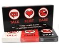 Three-in-one Talk Flirt Dare card game set with individual boxes for adult couples - Interaction Set