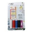 Portable home sewing kit with 16 needles, 5 thread colors and essential tools - 8006 Sewing Kit Set