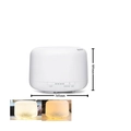 White 500ml ultrasonic humidifier with timer buttons and warm yellow night light - Small 500ml Heater Lamp (standard Model) / Aroma Diffuser (us Standard)