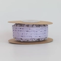 Lavender purple musical note lace ribbon on spool for DIY gift wrapping and crafts - With Core / Size 10 / Purple