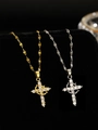 Gold - Cross with Ring Detail (1119-GD)