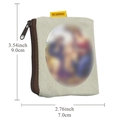 Customizable canvas rosary pouch with INCAMMINO label measuring 3.54 x 2.76 inches - SF Style
