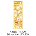Lot de stickers laser DIY mignons avec ours et lapins pour journal, taille 15x4,9cm - Boutique Jaune Holographique (Tommy-shop)