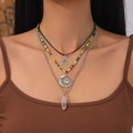 Sun Moon Crystal Silver Style (5911)