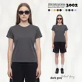 Women's dark gray fitted cooling T-shirt with quick-dry fabric and crew neck design - S / Dark Gray