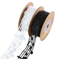 Elegant musical note lace ribbons in black and white for DIY gift wrapping and sewing - With Core / Size 5 / White