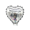 5 Inch Heart Silver
