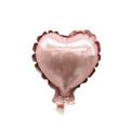 5-inch metallic pink heart-shaped foil balloon for wedding and birthday party decoration - 5 Inch Heart Rose Gold