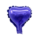 5 inch heart shaped dark blue aluminum foil balloon for birthday party decorations - 5 Inch Heart Purple