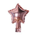 5-inch rose gold star-shaped foil balloon with metallic finish for birthday party decor - 5 Inch Star Rose Gold