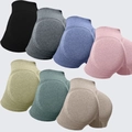 Multi-color seamless yoga shorts for women featuring high waist and peach butt lift design - S / Black/Grey/Blue/Pink/Yellow/Green/Khaki