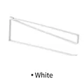 White minimalist under-cabinet paper towel roll holder made of durable painted metal - Large 26*9cm / White