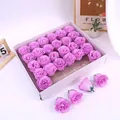 Artificial pink purple crystal roses set with fine glitter coating in gift box - Pink Purple