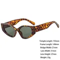 Tortoiseshell square sunglasses with green lenses and wide frame measurements - 3787 Tea Demi