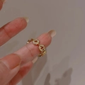 Goldmünze Runder Ring (J793)