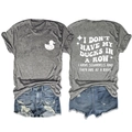 Vue à plat du t-shirt gris en coton avec motif canard et slogan, recto et verso - S / Gris foncé (Impression blanche)