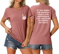 Vue avant et arrière du t-shirt rose à col rond avec main de squelette et slogan - Or Rose (Police Blanche)