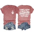 Front and back view of brick red t-shirt with skull graphic and denim shorts set - Rose Gold (White Print)