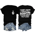 Front and back view of a black t-shirt with skeleton hand and funny quote print - Black (White Print)