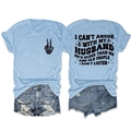 Flat lay of light blue T-shirt with back text and distressed denim shorts summer set - Light Blue (Black Print)