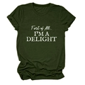 Detail of white text print on olive green cotton crew neck short sleeve T-shirt - Army Green (White Font)