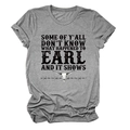 Detail of vintage bull skull and retro typography print on grey cotton t-shirt - Dark Grey (Black Text)
