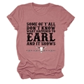 Close-up of pink casual t-shirt featuring retro bull skull graphic and vintage typography - Rose Gold (Black Text)