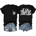 Detail view of V-neck black T-shirt with Sassy Mom print and slogan on the back - S / Tops / Black(3812)