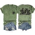 Flat lay of army green V-neck T-shirt with Sassy Mom print and ripped denim shorts set - S / Tops / Olive Green(3812)