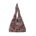 Opvouwbare nylon boodschappentas met bloemenprint, EMIS-logo en grote capaciteit - Druppelvorm Bloemen (Stijl 3)