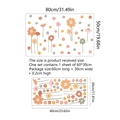 Stickers muraux bohèmes avec motifs de marguerites pour salon, disposition 80x50cm - MS6292-ZY (30*60cm)
